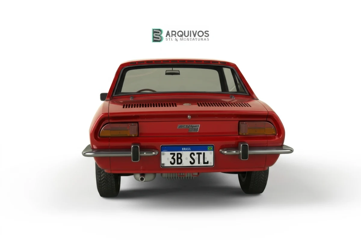 Modelo 3D STL - Fiat 850 Spider — foto 5